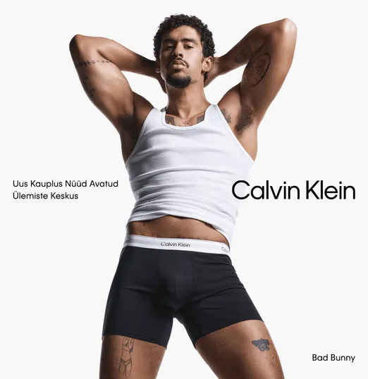 Uus Calvin Klein Lifestyle kauplus nüüd Ülemiste Keskuses avatud